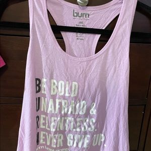 Burn boot camp tank size large - Be Bold